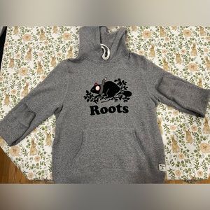 Large Women’s Roots Salt and Pepper Hoodie